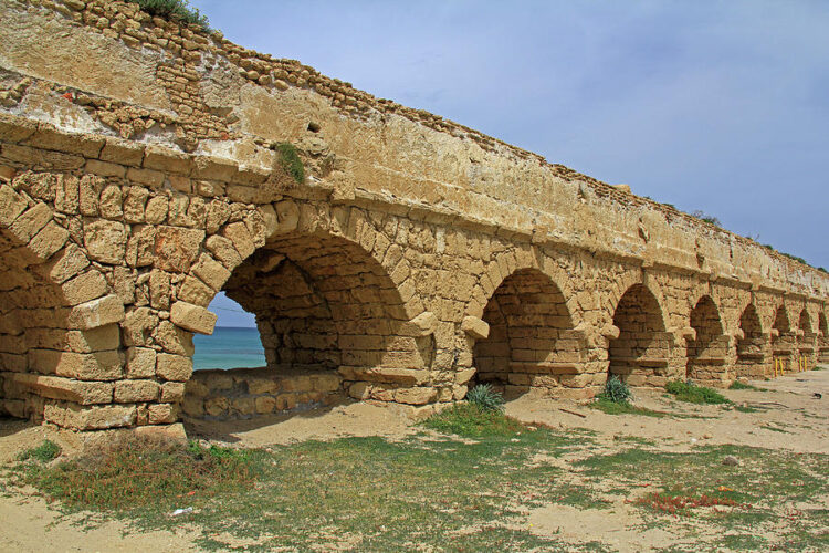 Ancient Roman Aqueduct in Caesarea Collapses