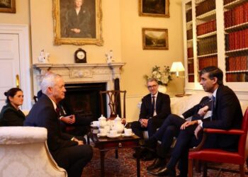 British Prime Minister Rishi Sunak joins security meeting with UK & Israel