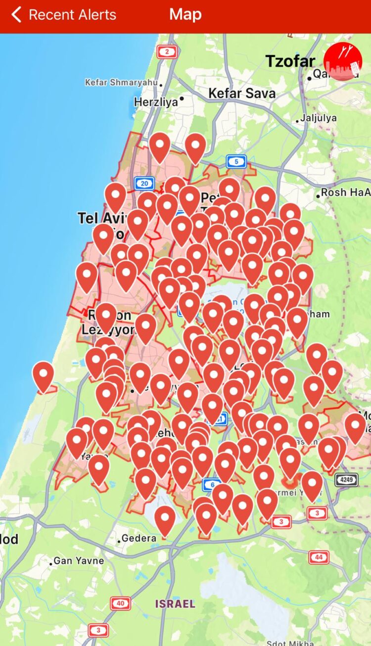 Rockets Launched into Tel Aviv from… Yemen