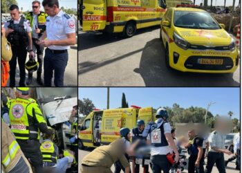 Truck Ramming Attack in Ramat Hasharon Leaves One Dead, 36 Injured