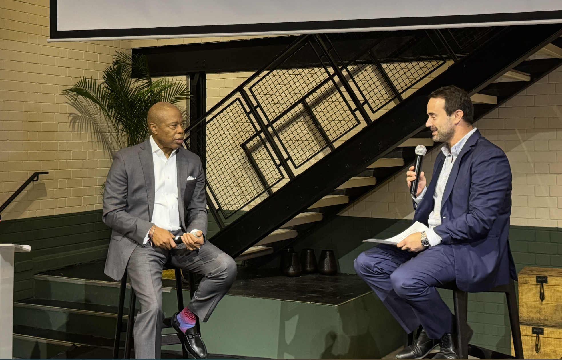 Eric Adams: “I am Your Brother” – Addresses Supporters in Tel Aviv