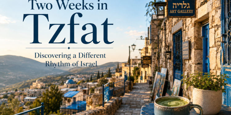 Two Weeks in Tzfat: Discovering a Different Rhythm of Israel