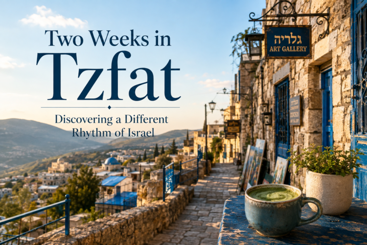 Two Weeks in Tzfat: Discovering a Different Rhythm of Israel